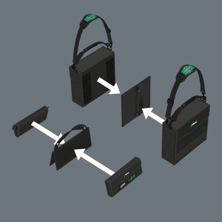 WERA 2GO 5, De Gereedschapshouder WERA 2GO 5, De Gereedschapshouder