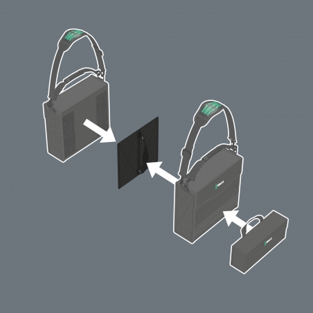 WERA 2GO 5, De Gereedschapshouder WERA 2GO 5, De Gereedschapshouder