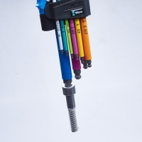 WERA 950 SPKL/9 SM HF Multicolour Stiftsleutelset, metrisch, BlackLaser WERA 950 SPKL/9 SM HF Multicolour Stiftsleutelset, metrisch, BlackLaser