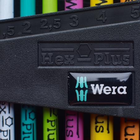 WERA 950 SPKL/9 SM HF Multicolour Stiftsleutelset, metrisch, BlackLaser