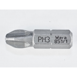 WERA Kruiskop PH 3 Z-bits 851/1 Phillips
