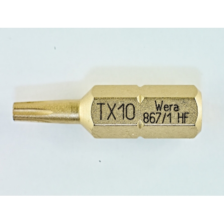 WERA TORX®HF TX10 867/1 vasthoudfunctie WERA TORX®HF TX10 867/1 vasthoudfunctie