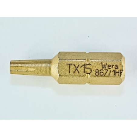 WERA TORX®HF TX15 867/1 vasthoudfunctie