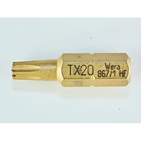 WERA TORX®HF TX20 867/1 vasthoudfunctie WERA TORX®HF TX20 867/1 vasthoudfunctie