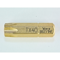 WERA TORX®HF TX40 867/1 vasthoudfunctie