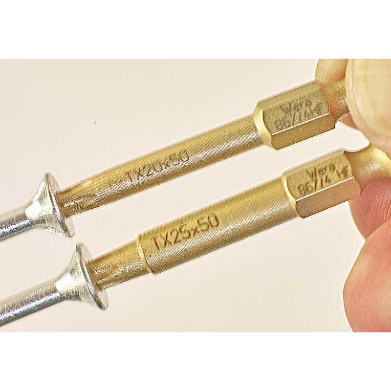 WERA TORX®HF TX15 lang 867/4 vasthoudfunctie