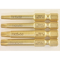 WERA TORX®HF TX15 lang 867/4 vasthoudfunctie
