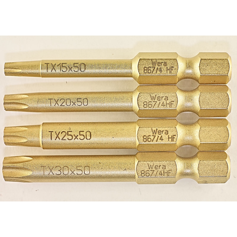 WERA TORX®HF TX15 lang 867/4 vasthoudfunctie