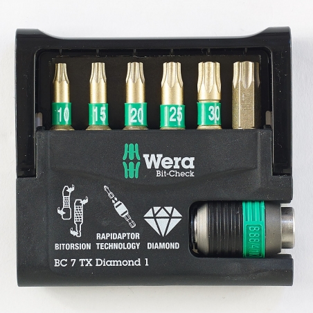 WERA Bit-Check Torx, BC 7 TX Diamond 1