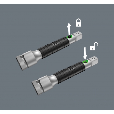 WERA Verlengstuk "Flexible Lock" lang 1/4" 150 mm WERA Verlengstuk "Flexible Lock" lang 1/4" 150 mm