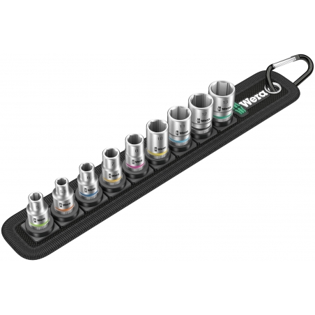 WERA BELT 4 ZYKLOP DOPPEN SET, 1/4" -AANDRIJVING WERA BELT 4 ZYKLOP DOPPEN SET, 1/4" -AANDRIJVING