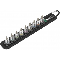 WERA BELT 3 TORX® HF ZYKLOP BITDOPPEN SET TORX®, MET VASTHOUDFUNCTIE, 1/4" -AANDRIJVING WERA BELT 3 TORX® HF ZYKLOP BITDOPPEN SET TORX®, MET VASTHOUDFUNCTIE, 1/4" -AANDRIJVING