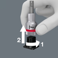 WERA INBUS/BINNENZESKANT BIT-DOPPEN-SET, MET VASTHOUDFUNCTIE 1/2"-AANDRIJVING WERA INBUS/BINNENZESKANT BIT-DOPPEN-SET, MET VASTHOUDFUNCTIE 1/2"-AANDRIJVING