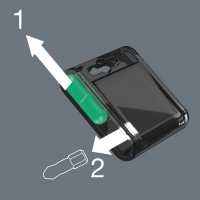 WERA Philips PH 2 IMPAKTOR 851/1 Bit-Box 15 stuks WERA Philips PH 2 IMPAKTOR 851/1 Bit-Box 15 stuks