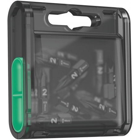 WERA Pozidriv PZ 2 IMPAKTOR 855/1 Bit-Box 15 stuks WERA Pozidriv PZ 2 IMPAKTOR 855/1 Bit-Box 15 stuks