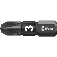 WERA Pozidriv PZ 3 IMPAKTOR 855/1 IMP DC / PZ 3 X 25 Kruis-bit WERA Pozidriv PZ 3 IMPAKTOR 855/1 IMP DC / PZ 3 X 25 Kruis-bit