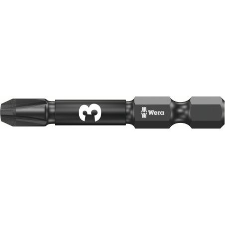 WERA Pozidriv PZ 3 IMPAKTOR 855/4 IMP DC / PZ 3 X 50 Kruis-bit WERA Pozidriv PZ 3 IMPAKTOR 855/4 IMP DC / PZ 3 X 50 Kruis-bit