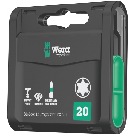 WERA TORX® TX20 867/1 IMP DC Impaktor in Bit-Box