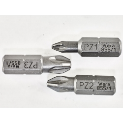WERA Kruiskop PZ 2 Z-bits 855/1 Phillips WERA Kruiskop PZ 2 Z-bits 855/1 Phillips