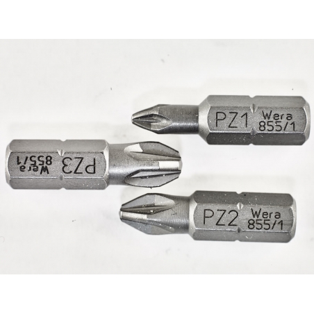 WERA Kruiskop PZ 2 Z-bits 855/1 Phillips WERA Kruiskop PZ 2 Z-bits 855/1 Phillips