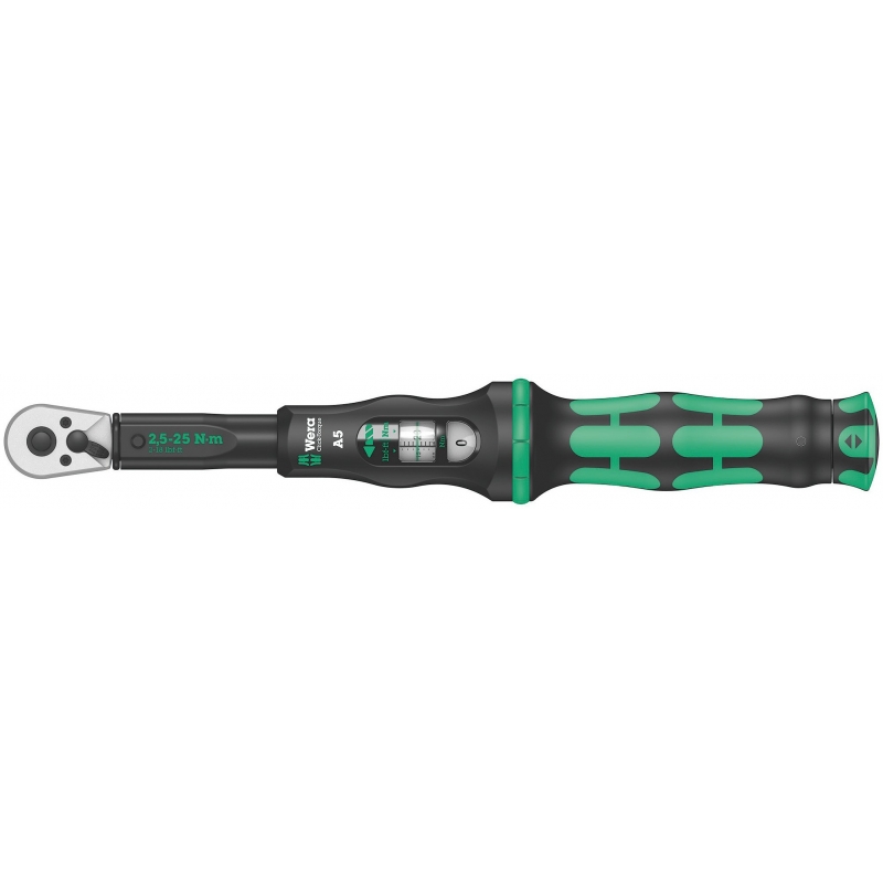 WERA Momentsleutel A 5 Click-Torque 2.5-25 Nm 1/4"-aandrijving