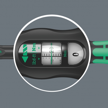 WERA Momentsleutel A 6 Click-Torque 2.5-25 Nm 1/4"inbusaandrijving