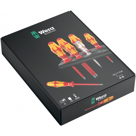 WERA 160i/7 VDE schroevendraaierset WERA 160i/7 VDE schroevendraaierset