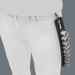 WERA BELT 4 ZYKLOP DOPPEN SET, 3/8" -AANDRIJVING