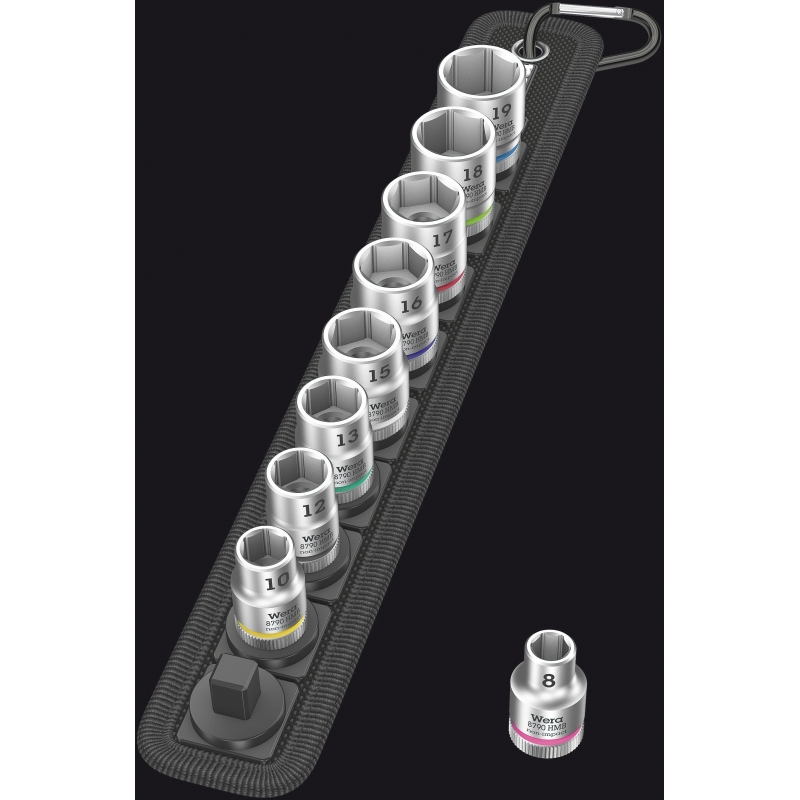 WERA BELT 4 ZYKLOP DOPPEN SET, 3/8" -AANDRIJVING