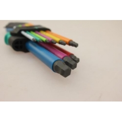 WERA 950 SPKL/9 SM N SB Multicolour Stiftsleutelset, metrisch, BlackLaser WERA 950 SPKL/9 SM N SB Multicolour Stiftsleutelset, metrisch, BlackLaser