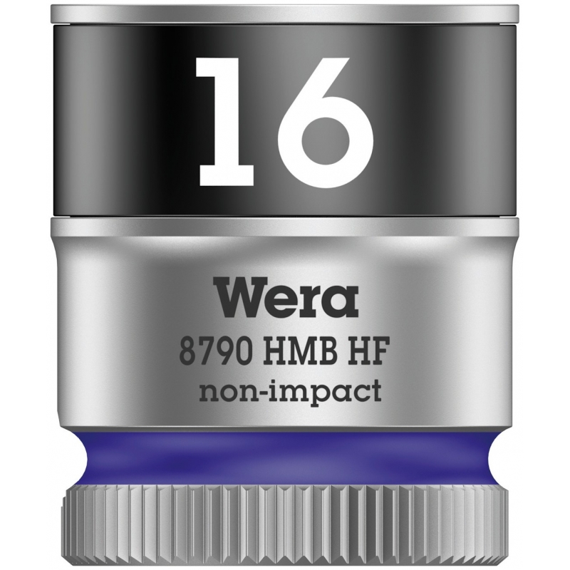 WERA BELT B 1 ZYKLOP DOPPEN SET, MET VASTHOUDFUNCTIE,  3/8" -AANDRIJVING WERA BELT B 1 ZYKLOP DOPPEN SET, MET VASTHOUDFUNCTIE,  3/8" -AANDRIJVING