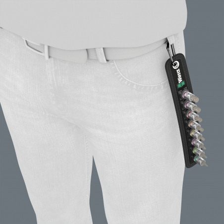 WERA BELT B 2 ZYKLOP INBUS/BINNENZESKANT BITDOPPEN SET, MET VASTHOUDFUNCTIE, 3/8" -AANDRIJVING WERA BELT B 2 ZYKLOP INBUS/BINNENZESKANT BITDOPPEN SET, MET VASTHOUDFUNCTIE, 3/8" -AANDRIJVING