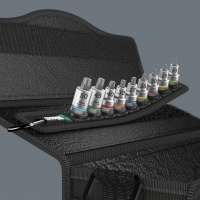 WERA BELT B 3 TORX® HF ZYKLOP BITDOPPEN SET TORX®, MET VASTHOUDFUNCTIE, 3/8" -AANDRIJVING WERA BELT B 3 TORX® HF ZYKLOP BITDOPPEN SET TORX®, MET VASTHOUDFUNCTIE, 3/8" -AANDRIJVING