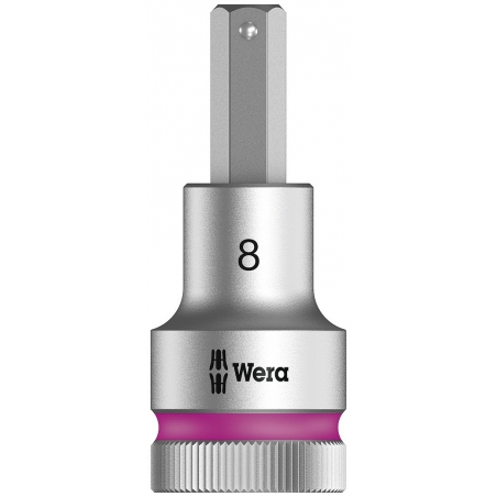 WERA INBUS/BINNENZESKANT BIT-DOPPEN-SET kort, MET VASTHOUDFUNCTIE, 8740 C HF 1 1/2"-AANDRIJVING WERA INBUS/BINNENZESKANT BIT-DOPPEN-SET kort, MET VASTHOUDFUNCTIE, 8740 C HF 1 1/2"-AANDRIJVING