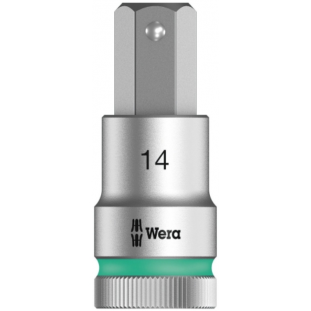 WERA INBUS/BINNENZESKANT BIT-DOPPEN-SET kort, MET VASTHOUDFUNCTIE, 8740 C HF 1 1/2"-AANDRIJVING WERA INBUS/BINNENZESKANT BIT-DOPPEN-SET kort, MET VASTHOUDFUNCTIE, 8740 C HF 1 1/2"-AANDRIJVING