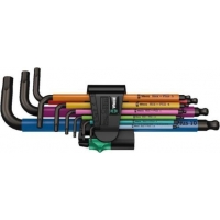 WERA 950 SPKL/9 SM N SB Multicolour Stiftsleutelset, metrisch, BlackLaser WERA 950 SPKL/9 SM N SB Multicolour Stiftsleutelset, metrisch, BlackLaser