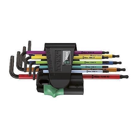 WERA SPKL/9 TORX® BO Multicolour Stiftsleutelset.