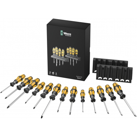 WERA Big Pack 900 Schroevendraaierset 14-delig Kraftform Wera WERA Big Pack 900 Schroevendraaierset 14-delig Kraftform Wera
