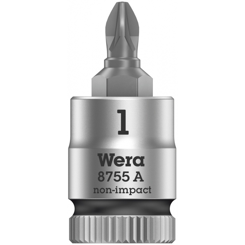 WERA Kruiskop Pozidriv PZ 2 Bitdop- 1/4"