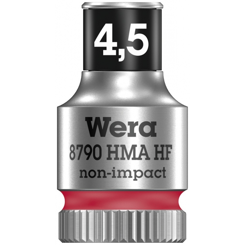 WERA Dop met vasthoudfunctie 4.5- 1/4"