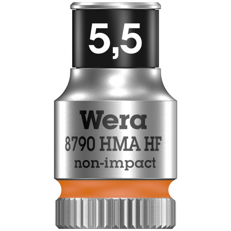 WERA Dop met vasthoudfunctie 5.5- 1/4"