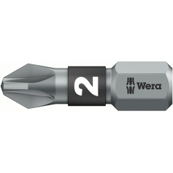WERA Philips PZ 2 BiTorsion bit BTZ 855/1   / PZ 1 X 25 Kruis-bit