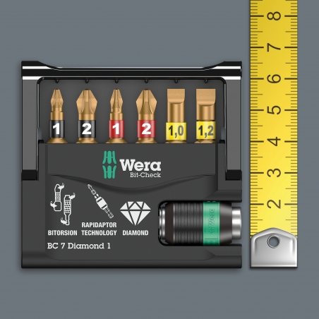 WERA Bit-Check, BC 7 Diamond 1 WERA Bit-Check, BC 7 Diamond 1