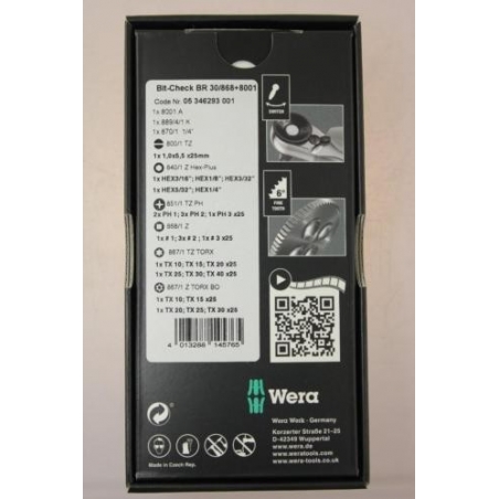 WERA Bit-Check 30 Zyklop Mini 2 WERA Bit-Check 30 Zyklop Mini 2