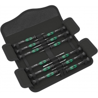 WERA Kraftform Micro12 Electronics 1 Micro-schroevendraaierset. WERA Kraftform Micro12 Electronics 1 Micro-schroevendraaierset.