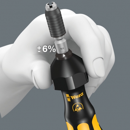 WERA Kraftform ESD 0.10-0.34 Nm Instelbare momentschroevendraaier WERA Kraftform ESD 0.10-0.34 Nm Instelbare momentschroevendraaier