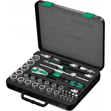 WERA Zyklop 37-delige Doppenset 8100 SC 2 Zyklop-ratelset WERA Zyklop 37-delige Doppenset 8100 SC 2 Zyklop-ratelset