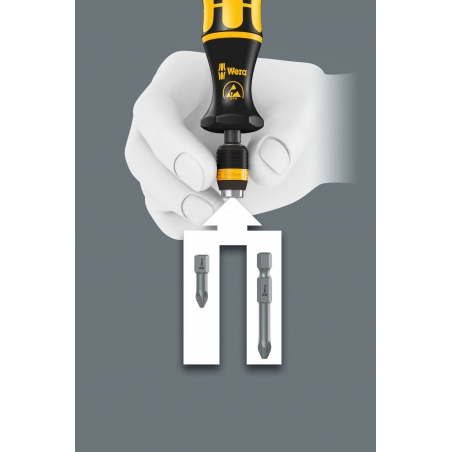 WERA Kraftform ESD 1.2-3.0 Nm Instelbare momentschroevendraaier WERA Kraftform ESD 1.2-3.0 Nm Instelbare momentschroevendraaier