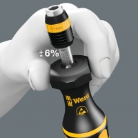 WERA Kraftform ESD 1.2-3.0 Nm Instelbare momentschroevendraaier WERA Kraftform ESD 1.2-3.0 Nm Instelbare momentschroevendraaier