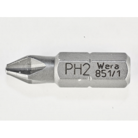 WERA Kruiskop PH 2 Z-bits 851/1 Phillips WERA Kruiskop PH 2 Z-bits 851/1 Phillips